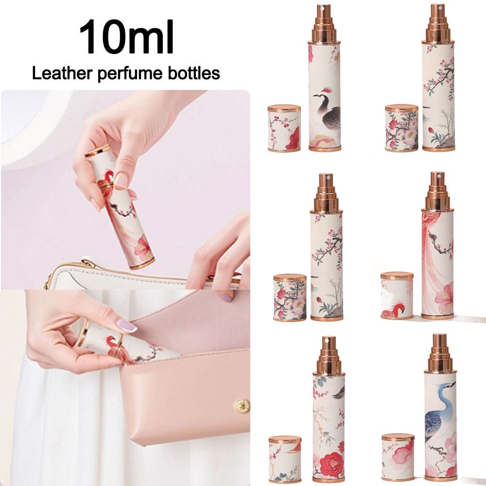 Portable PU Leather Perfume Bo - Misting Bottle Fine recension och pris