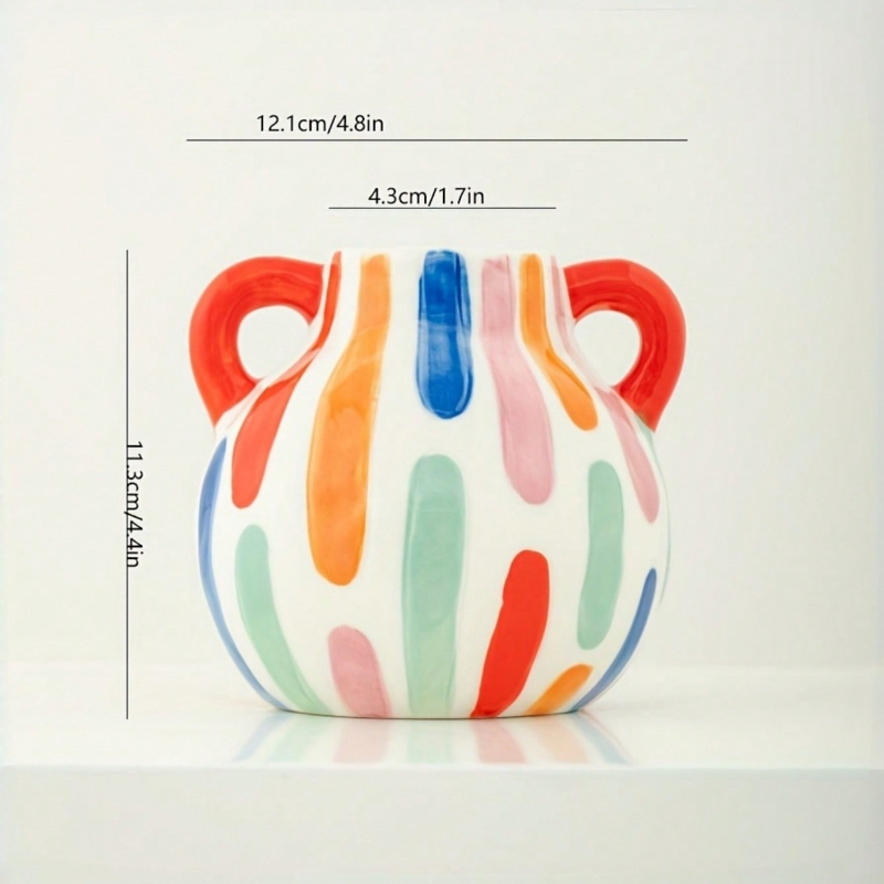 Modern Geometric Ceramic Vase  - Propagation Station Vase recension och pris