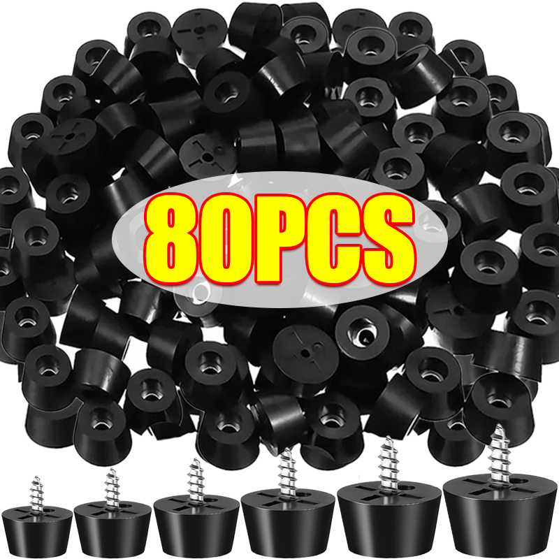 80/8pcs Rubber Pads Floor Prot - Cutting Board Foam recension och pris