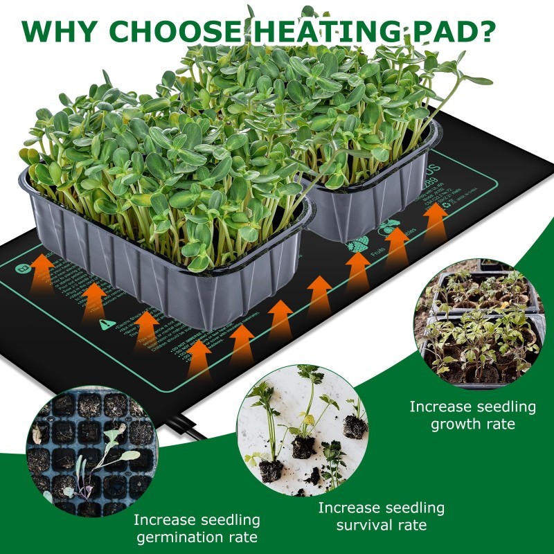 Seedling Heating Mat  Indoor P - Rooting Gel Clone recension och pris