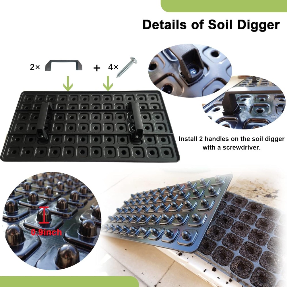 72 Cell Seed Starter Trays wit - Propagation Tray 72 recension och pris