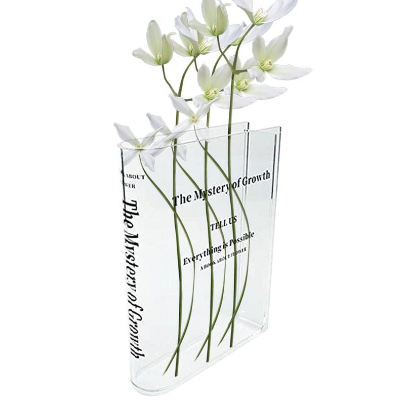 Clear Book Vase Aesthetic Acry - Propagation Station Vase recension och pris