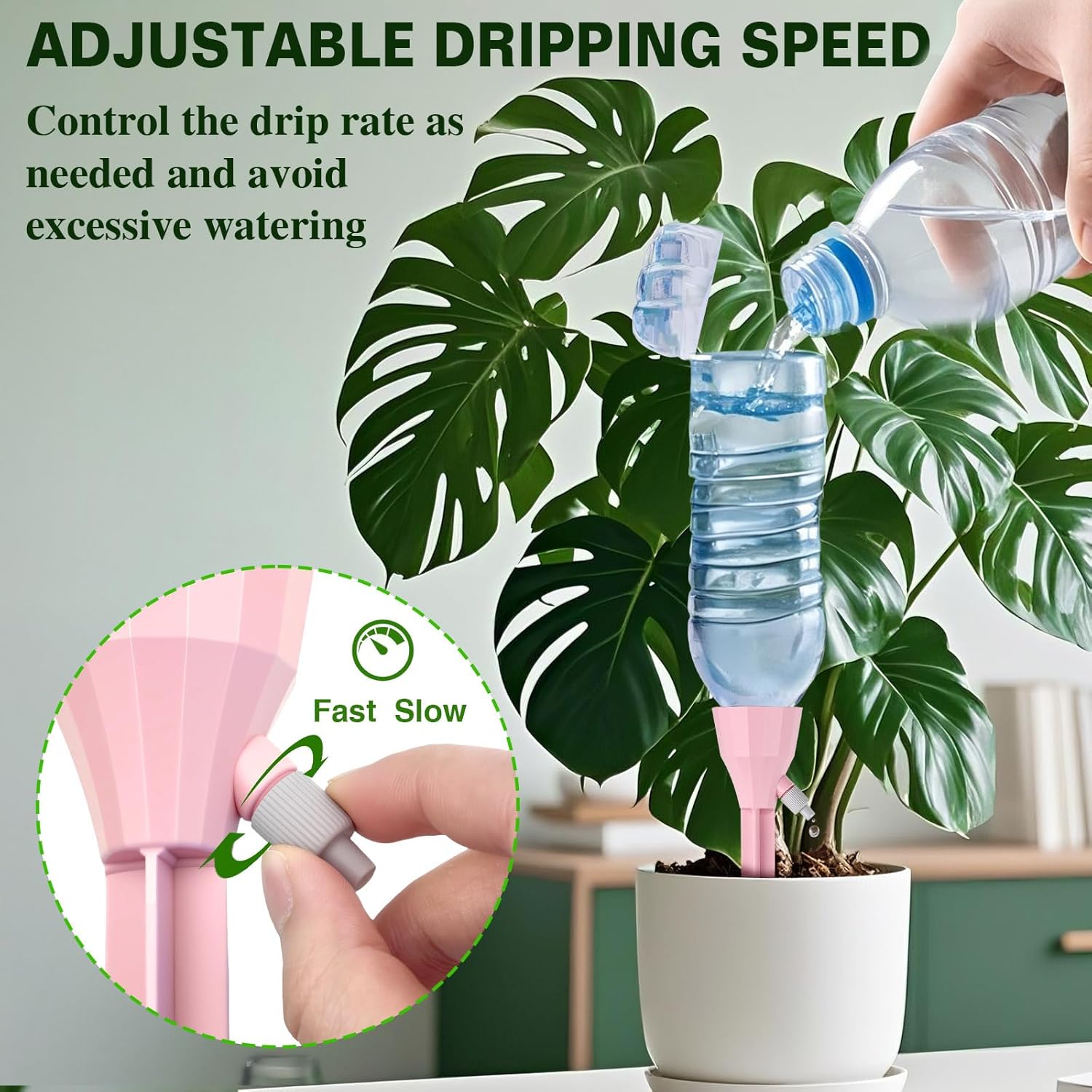 1/12pcs Automatic Drip Irrigat - Self Watering Insert recension och pris