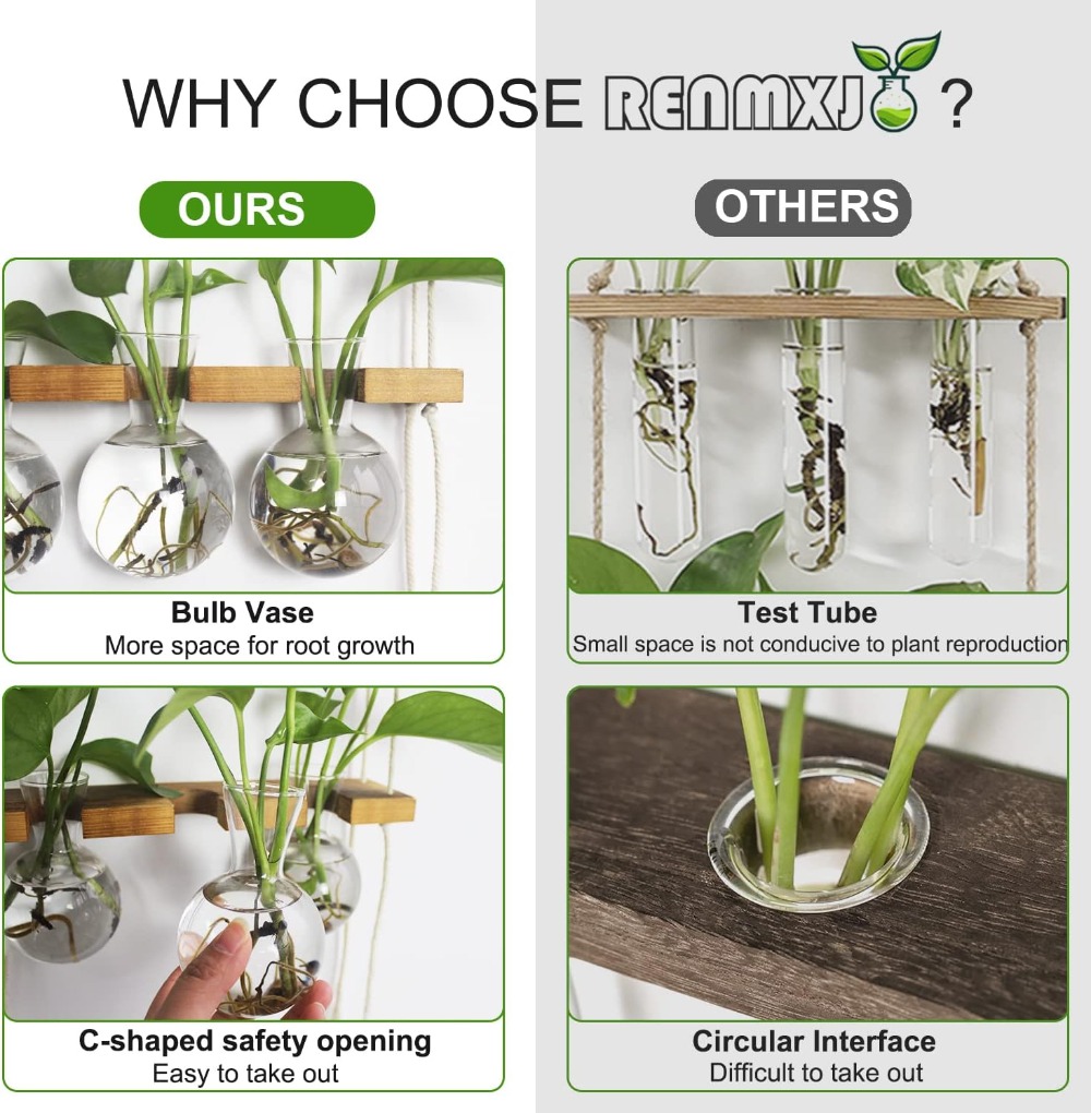 Wall Hanging Plant Propagation - Propagation Station Vase recension och pris