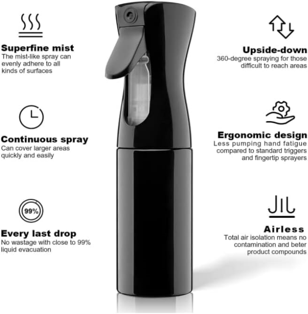 200ml Continuous Spray 360° Up - Misting Bottle Fine recension och pris